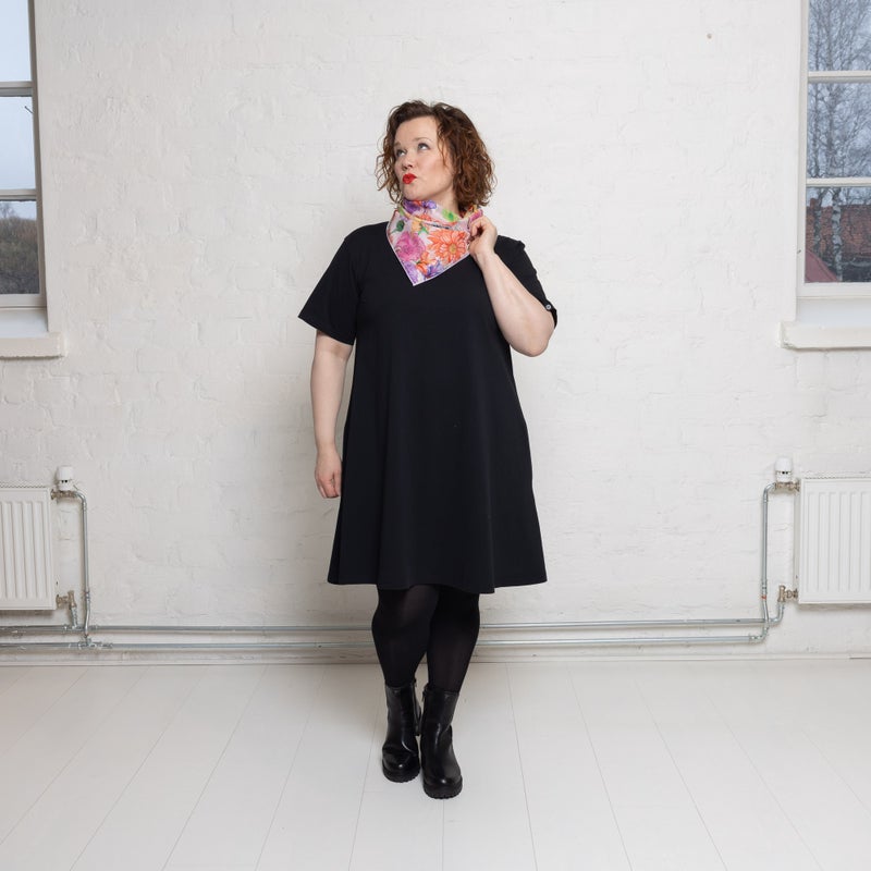 KUDE huivi, Kukkakimara vaaleanpunainen